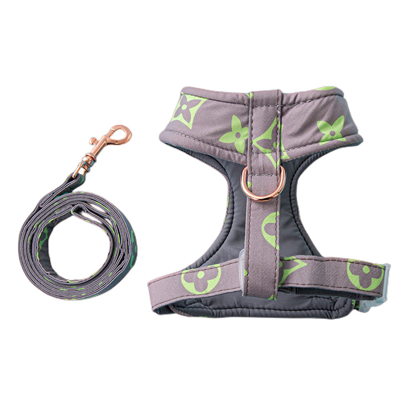 Harness and Lead Set - Fluorescent Green