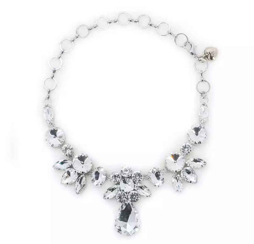 Adjustable Chain Rhinestone Dog Collar