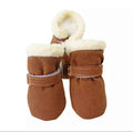 Faux Sherpa Dog Boots