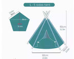 TeePee Dog Tent - White