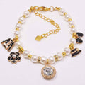 Pearl Dog Fashionista Necklace
