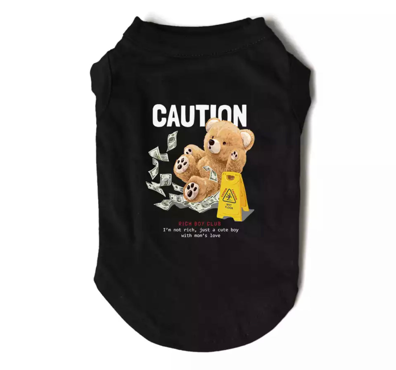 Rich Boy, Mum’s Love Top - White/Black