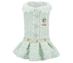 Tweed Dress - Mint Green