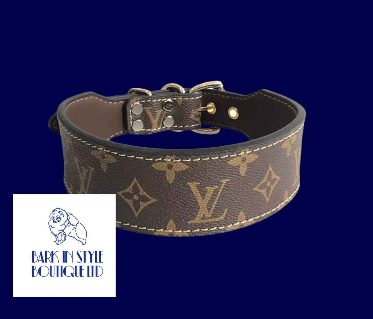 Flower Collar - Large Breed - Brown