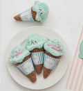 Ice Cream Mini Gelato Dog Toy - Mint