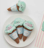 Ice Cream Mini Gelato Dog Toy - Mint