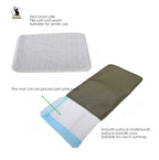 Quilted Pet Carrier Handbag - Khaki