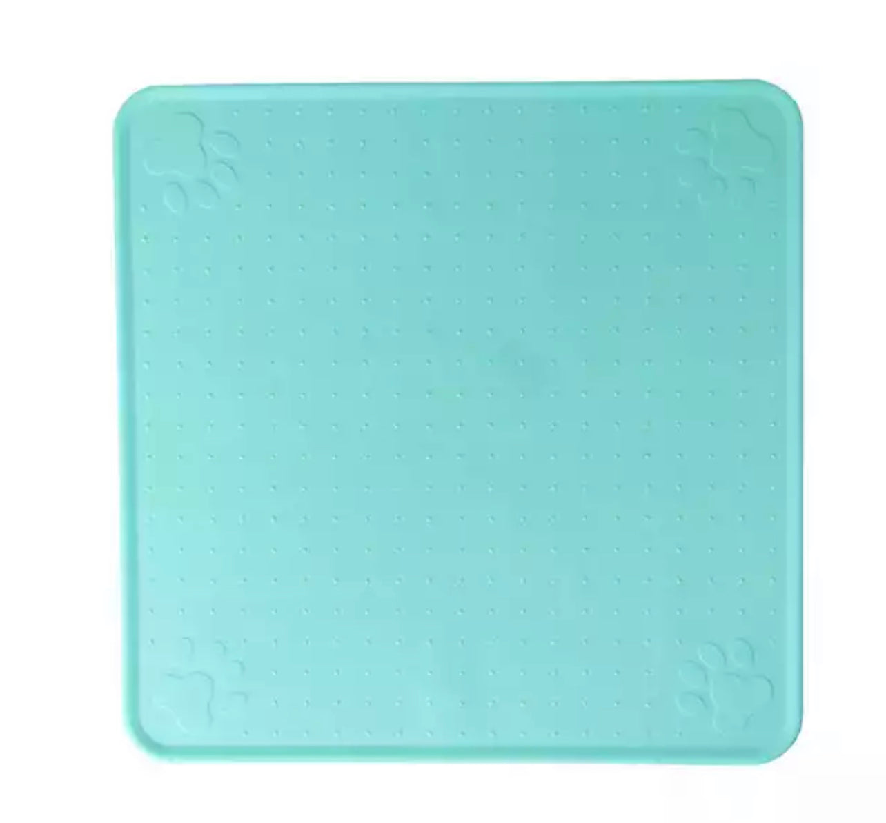 Silicone Dog Feeding Matt - Turquoise