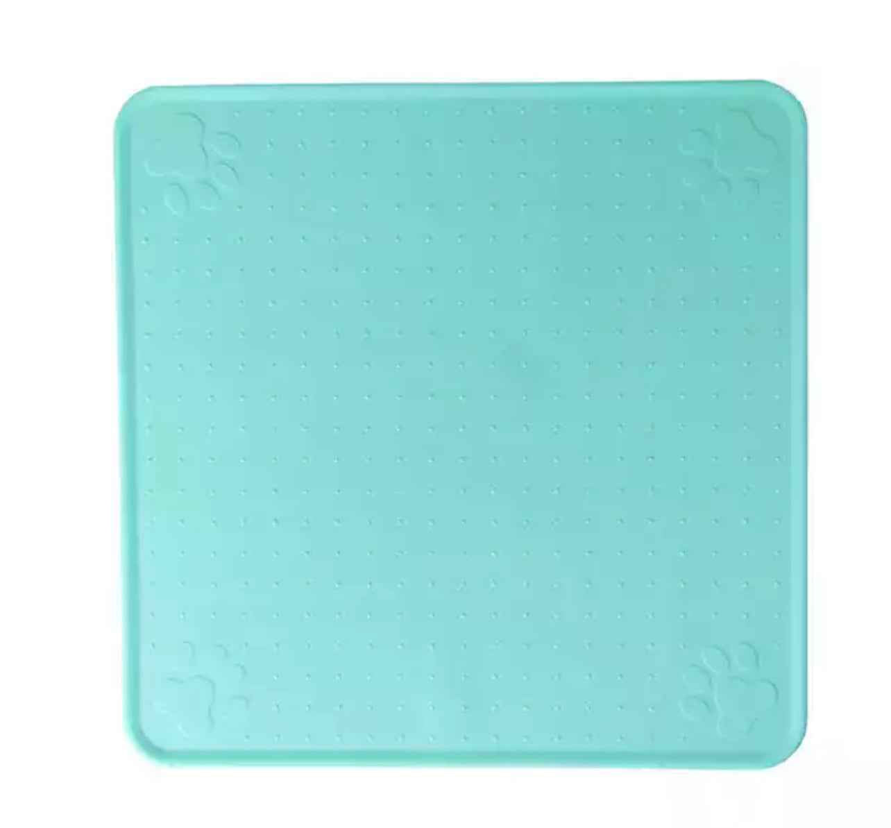 Silicone Dog Feeding Matt - Turquoise