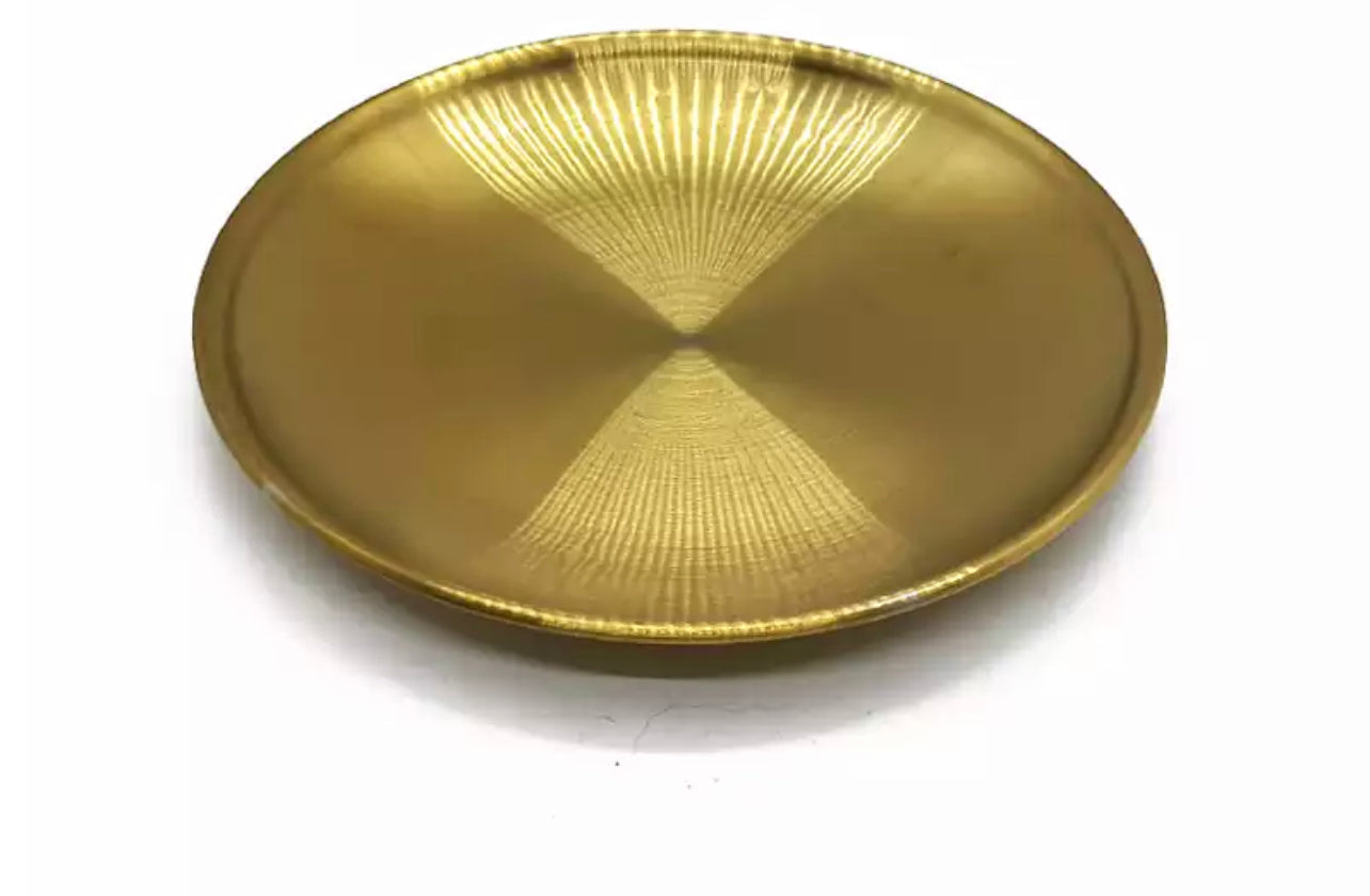 Stainless Steel Gold Feeding Bowl