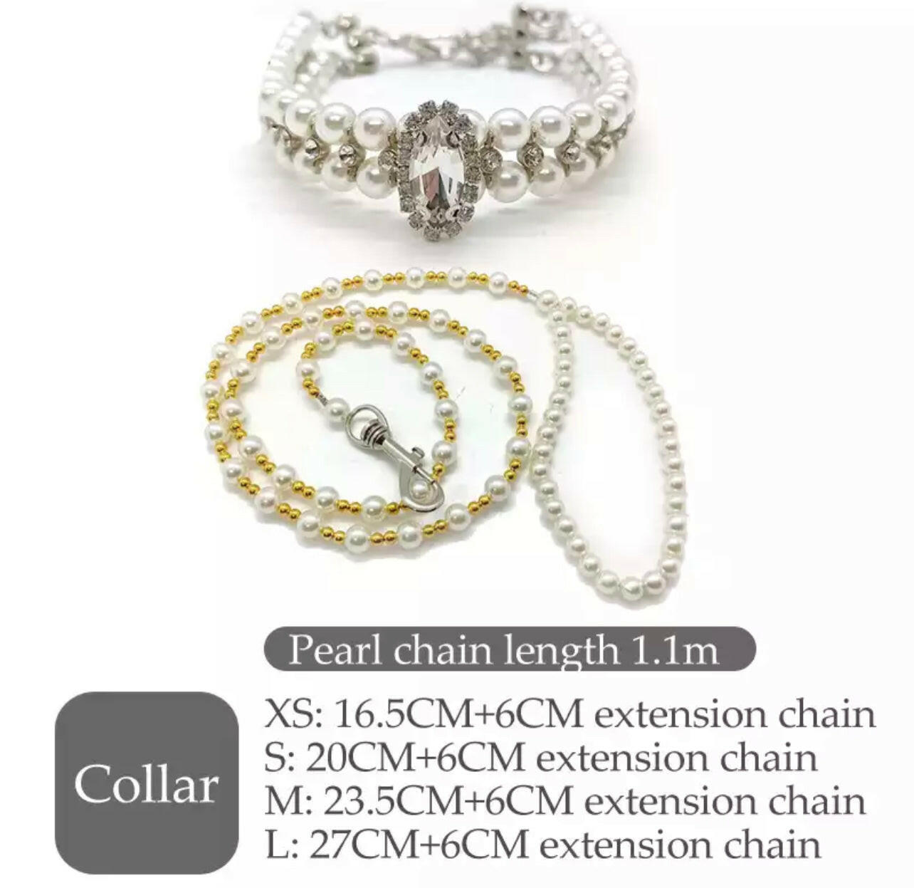 Pearl Necklace Collar