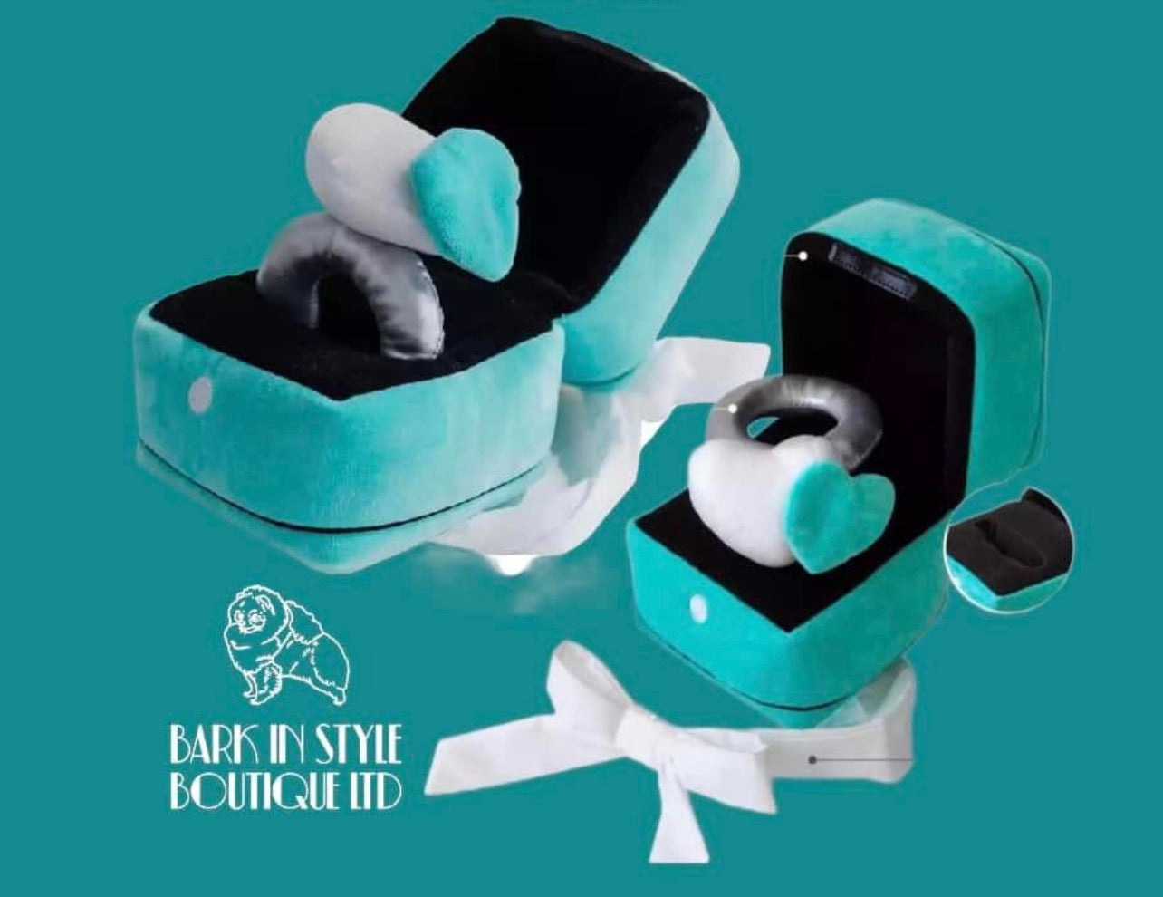 Ring Box Toy - China Blue