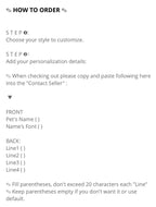 Personalized Brass Dog ID Tag 3D Model Pomeranian