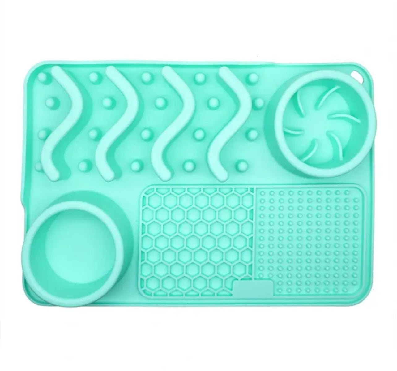 4 in 1 Pet Feeding Mat - Mint