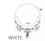 Adjustable Chain Rhinestone Dog Collar