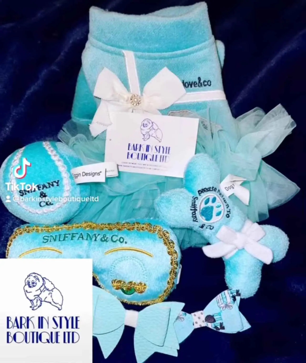 Puppy Love & Co. China Blue Dress
