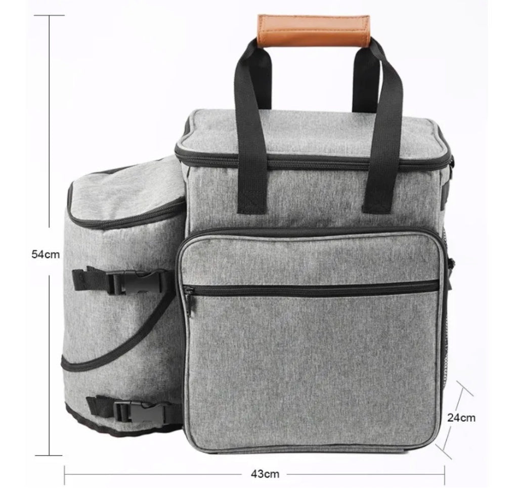 Dog Travel Day Bag - Grey