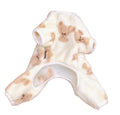 Teddy Bear Fleece Jumpsuit - Beige