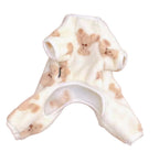 Teddy Bear Fleece Jumpsuit - Beige