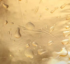 Peplum Metallic Light Reflective Faux Fur Trim Jumpsuit Coat - Gold