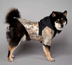 Maple Leaf Rain Coat - Brown/Black