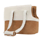 Pet Carrier Handbag - Camel