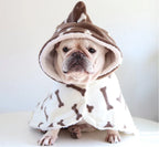 Pet Gown - Brown Bones