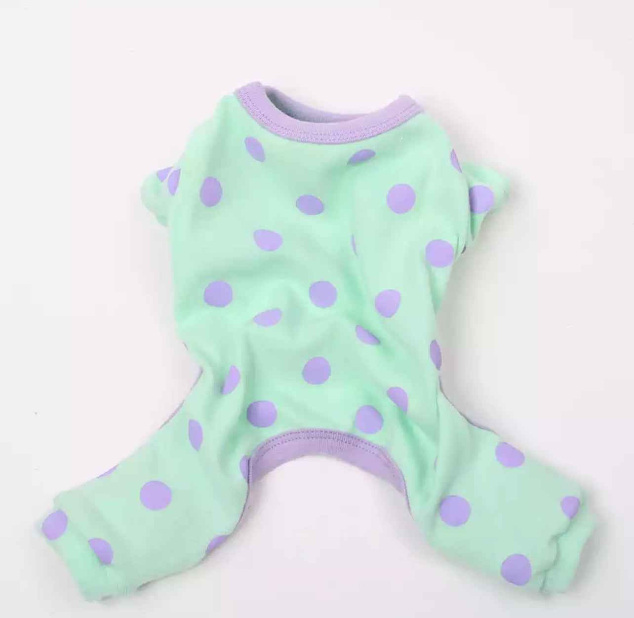 Polka Dot Dog All-In-One - Various Colours