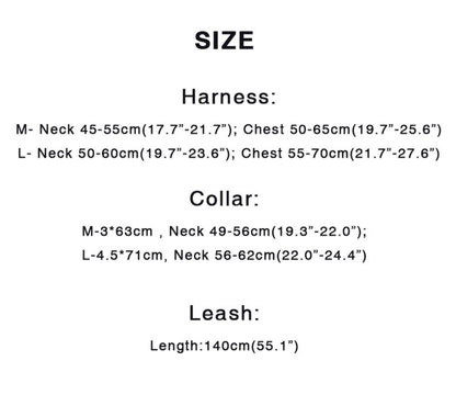 Large Dog Harness - Turquoise