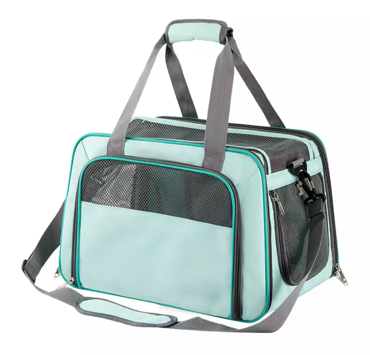 Soft-sided Pet Travel Carrier - Turquoise