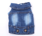 Denim Dog Jacket - Dark Blue