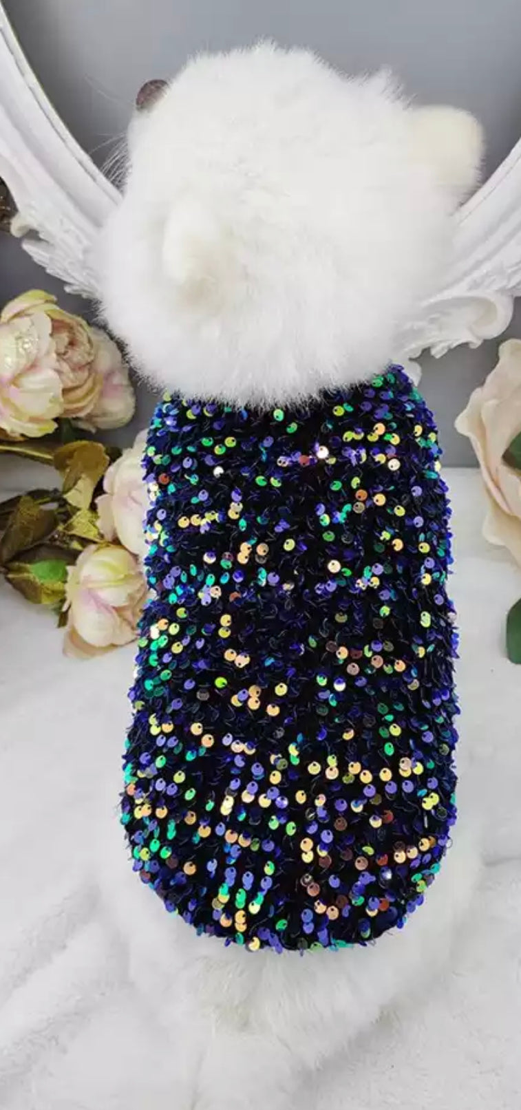 Sequin Sleeveless Jacket - Multi