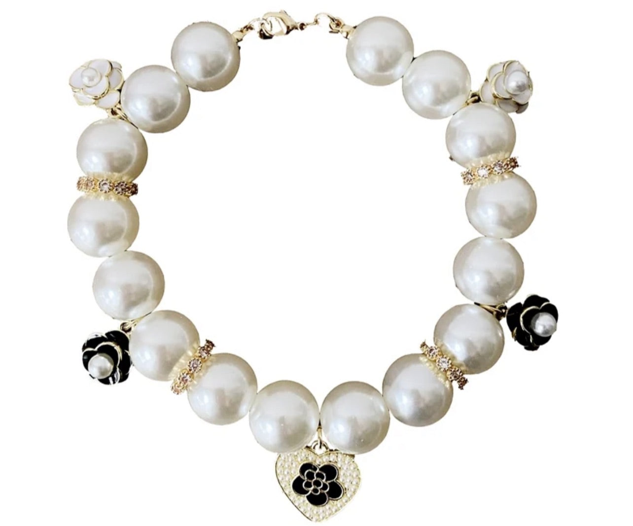 Pearl Dog Necklace