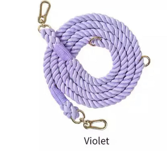 Multi Function Cotton Braided Rope Leash