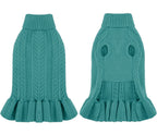 Peplum Knit Jumper - Peacock