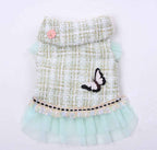 Tweed Butterfly Dress - Green