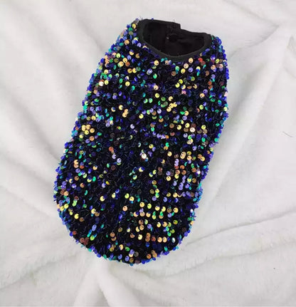 Sequin Sleeveless Jacket - Multi