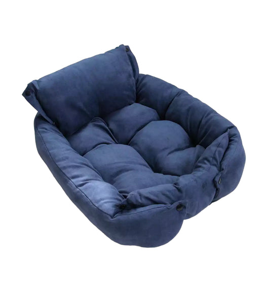 Multi Function Dog Bed - Dark Blue