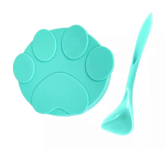 Pet Food Lid and Scoop - Mint