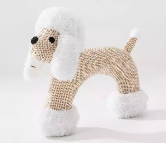 Poodle Linen Dog Toy